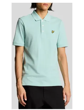 Herren Polo Azurblau 485402