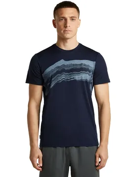 T-shirt à Manches Courtes 150 Tech Lite Getaway Midnight Navy L - Icebreaker - FashionsVida