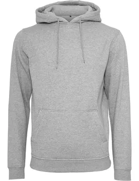 Felpa Con Cappuccio Heavy Heather Grey L