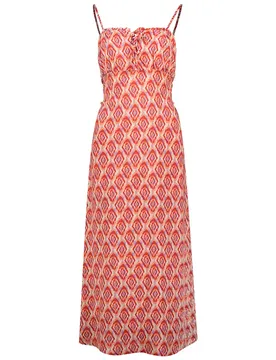 Robe Longue Sans Manches Nova Life Vis Alexa Equestrian Red / Aop 547 Warm Tiles XS