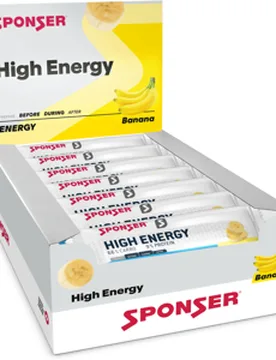 HIGH ENERGY BAR Banane-1 Box (30x45g) - Sponser - FashionsVida