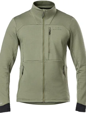 Technisches Fleece – Polartec® Herren – Thorens Polartec Powergrid Fleece M Thorens Polartec Powergrid Fleece Khaki für Herren - Eider - FashionsVida