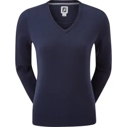 Pullover Wool Blend V-Neck, navy l