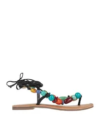 Sandalias de dedo Mujer Negro 36 Mujer