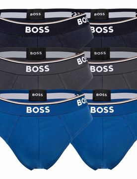 BOSS Braga azul / gris / blanco