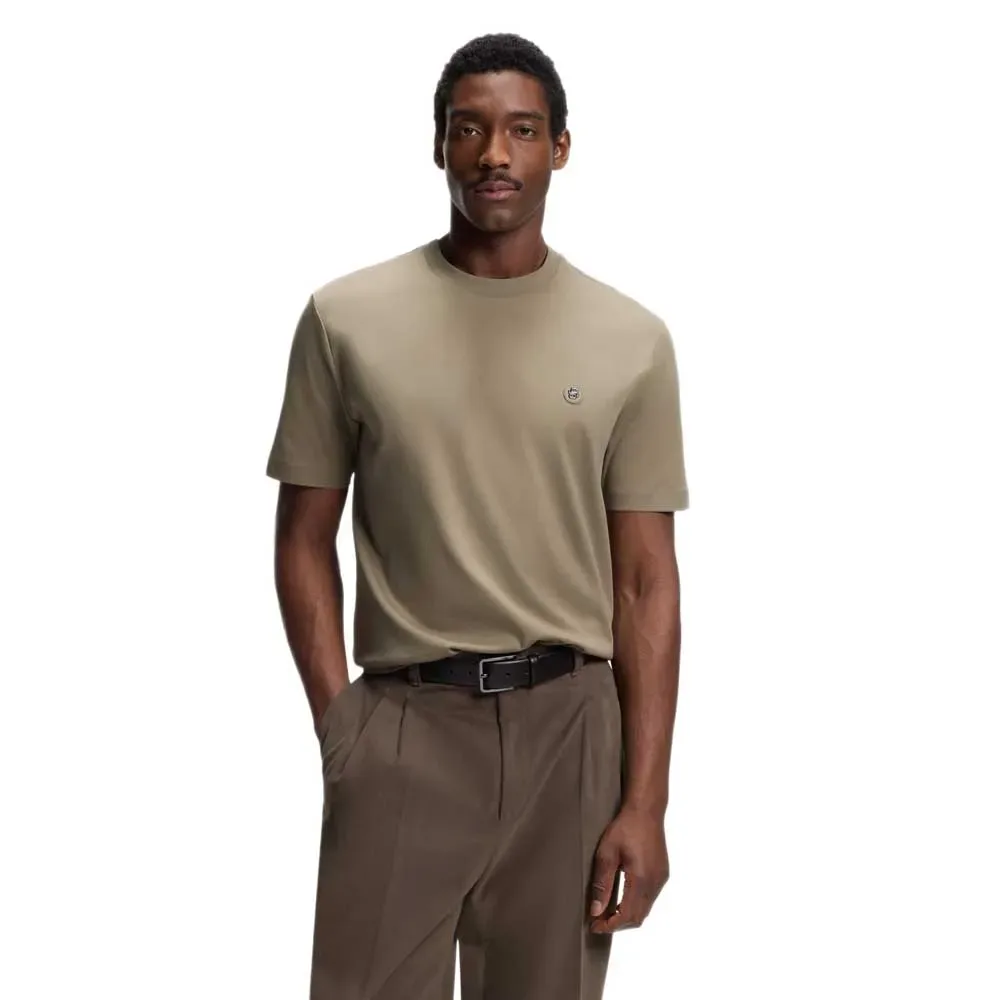 Hugo Maglietta A Maniche Corte Dulerostee Light / Pastel Brown XL - Hugo Boss - FashionsVida