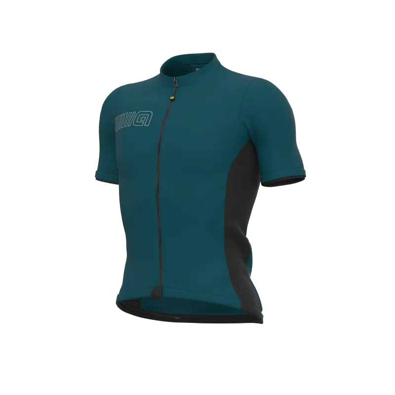 Maglia ciclismo SOLID COLOR BLOCK laguna - ALE' - FashionsVida