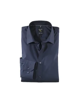 Chemise Business Super Slim bleu 44 - Olymp No.6 - FashionsVida