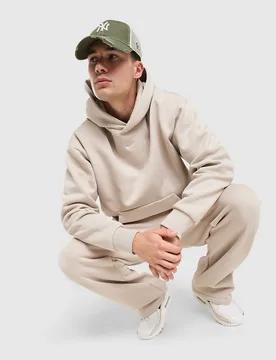 Mens Solo Fleece Hoodie - Marrone, marrone marrone Uomo taglia XXL - Nike - FashionsVida
