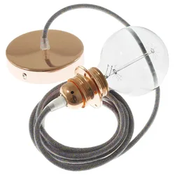 Cables Lampe Suspendue Pendel Pour Abat-jour Rx09 1 M Lollipop / Copper One Size