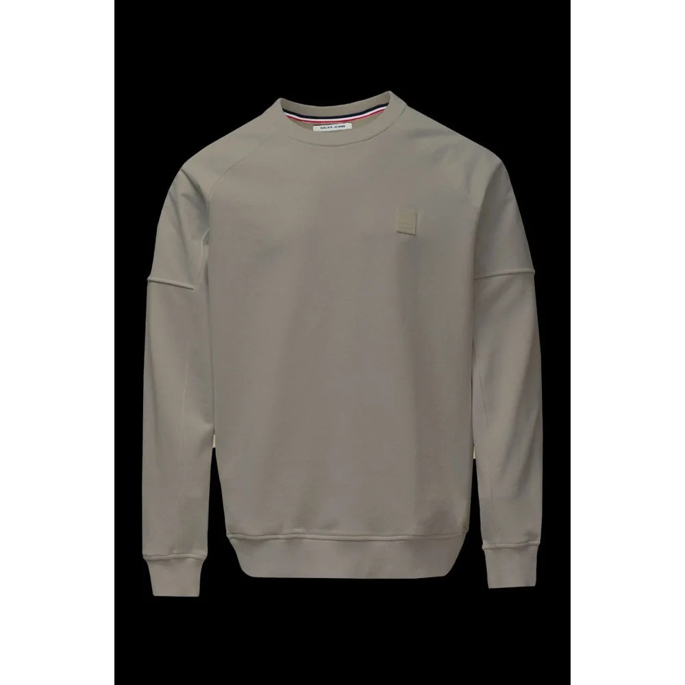 Sudadera con branding sin capucha de hombre - Salsa Jeans - FashionsVida