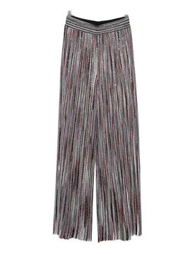 Pantaloni a gamba larga a righe
