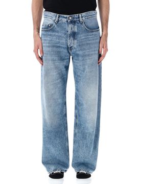Low-Rise Wide-Leg Jeans - Size 32