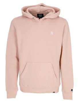 Felpa Cappuccio Uomo Mlb Base Runner Emb Burnside Hoodie Neyyan Dusty Mauve