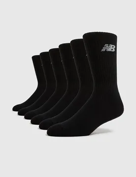 Pack Crew Socks - Herren, Schwarz - male - Size: 43 - 46 - New Balance - FashionsVida