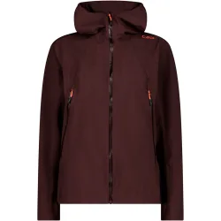 Woman jacket fix hood chaqueta impermeable mujer Morado (34)