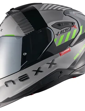 Casco Moto Integrale Y.100R Fade Grigio Nero taglia L - Nexx - FashionsVida