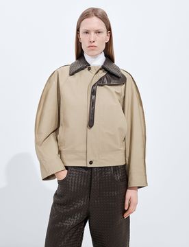 Relaxed Fit Lightweight Cotton Jacket - Size 38