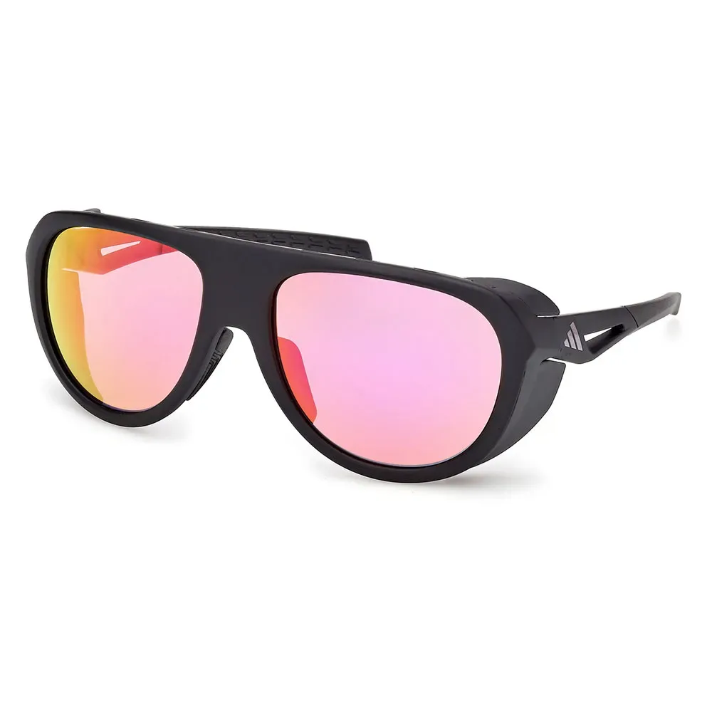 Sport Occhiali Da Sole Sp0110 Matte Black / Gradient Or Mirror Violet One Size - Adidas - FashionsVida