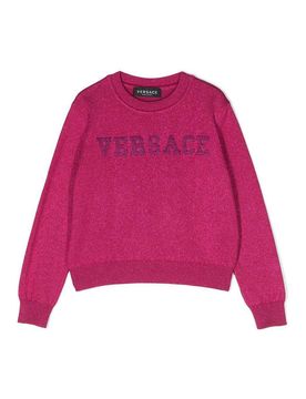 Maglia versace per bambina lurex