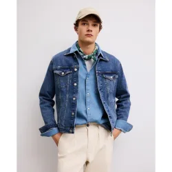 Cazadora denim de hombre