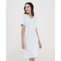 Camisón de mujer corto manga corta