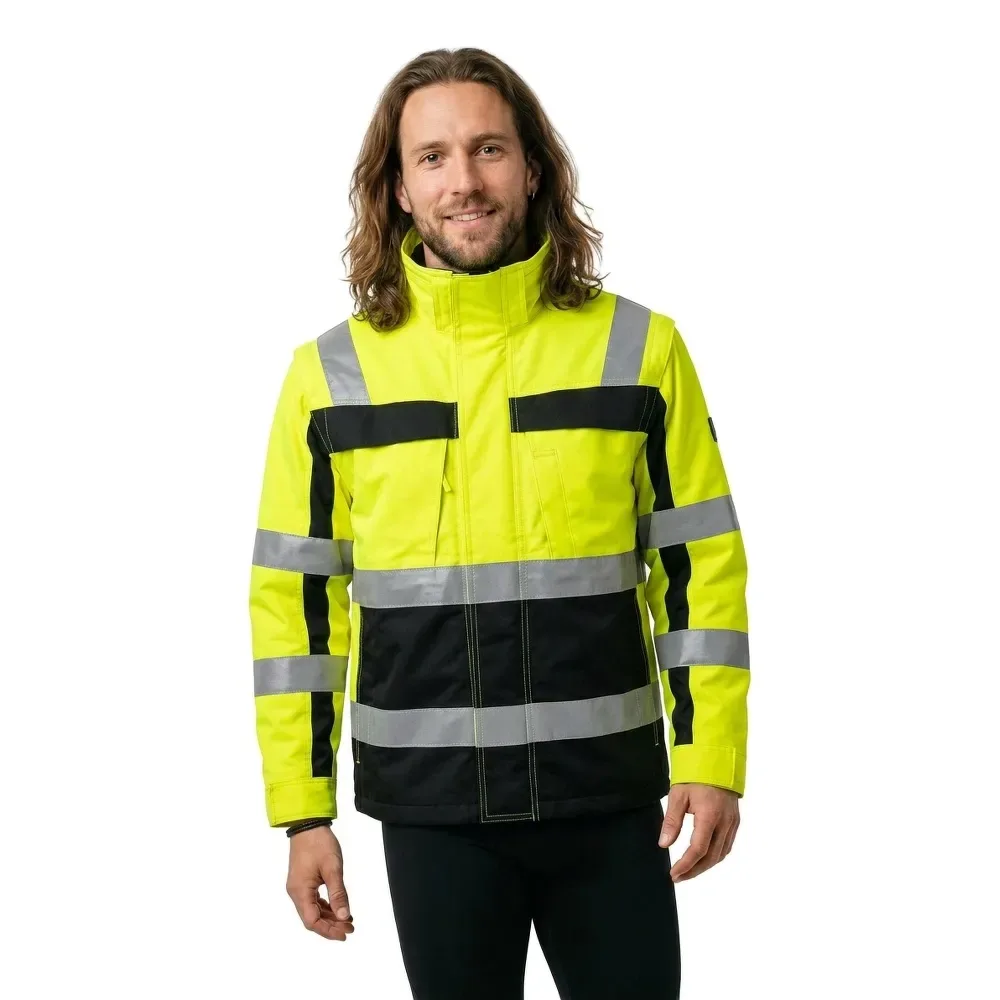Veste D´hiver Safe Compete 09335 Hi-Vis Yellow / Navy L - MASCOT - FashionsVida