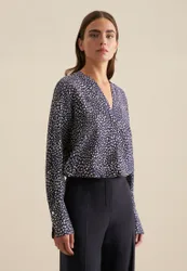 Tunika Druck Blau 36
