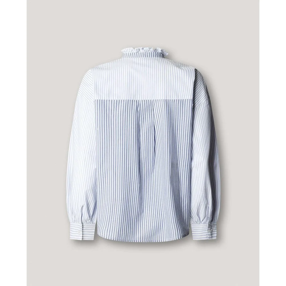 Blusa de mujer de mujer de popelín de rayas - Pepe Jeans - FashionsVida