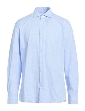 Hemd Herren Azurblau L,XL Herren