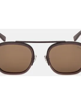 Gafas de sol de hombre geométricas en acetato - Zegna - FashionsVida