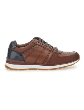 Scarpe Stringate Marroni da Uomo 225754 40 - JOHES LAND - FashionsVida