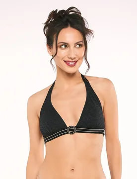 Sujetador de bikini ciara top foam especial copa b atado cuello - Red Point - FashionsVida