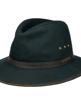 Ava Cotton Outdoor Hat by - navy - Size: S (54-55 cm) - Stetson - FashionsVida