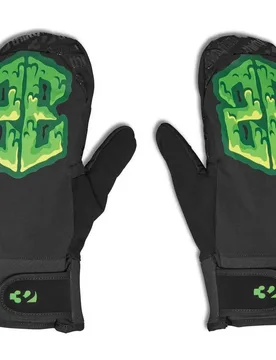 Moufles Gateway Black / Green S-M - ThirtyTwo - FashionsVida