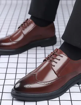 Oxford Shoes for Men Office 2026 Black Leather Shoes Men Formal Brown Brogue Man Shoes High Quality Zapatos De Hombre Chaussure - Aliexpress - FashionsVida