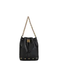 Borsa in pelle - Bucket Bag DESSAU Mini nero