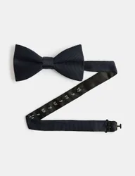 M&S Textured Bow Tie Navy male