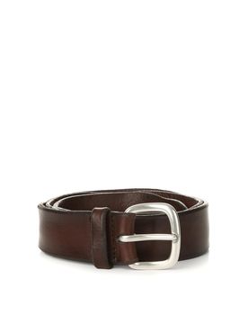 Orciani Cintura Bull Soft in Cuoio
