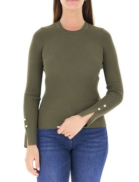 Maglia a girocollo VERDE OLIVA S