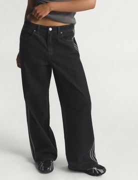 FIREBIRD Track Pant Denim 29-32 True Black Denim