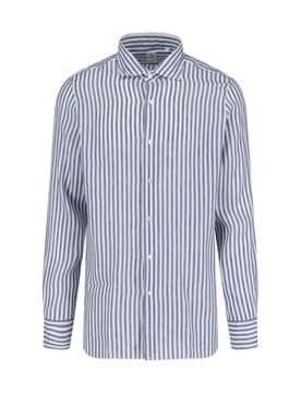 Finamore Men's Linen-Lyocell Shirt