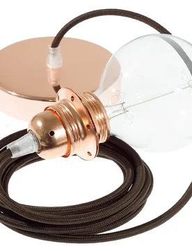 Cables Lampe Suspendue Pendel Pour Abat-jour Rm13 Diy 50 Cm Brown / Copper One Size - Creative - FashionsVida