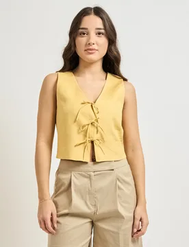 IBLUES Top Giallo - Iblues - FashionsVida