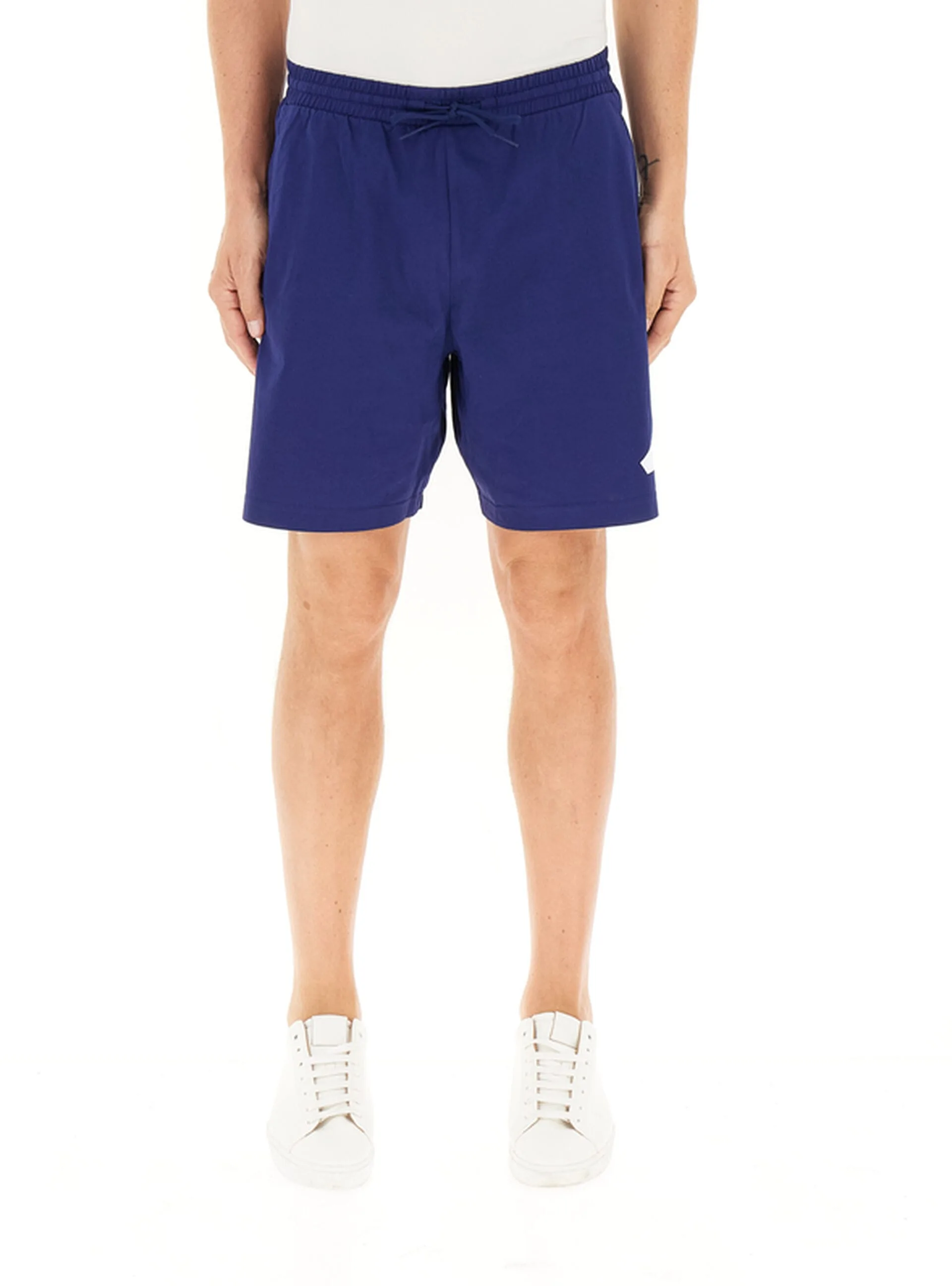 Adidas Bermuda misto cotone BLU M - Adidas - FashionsVida