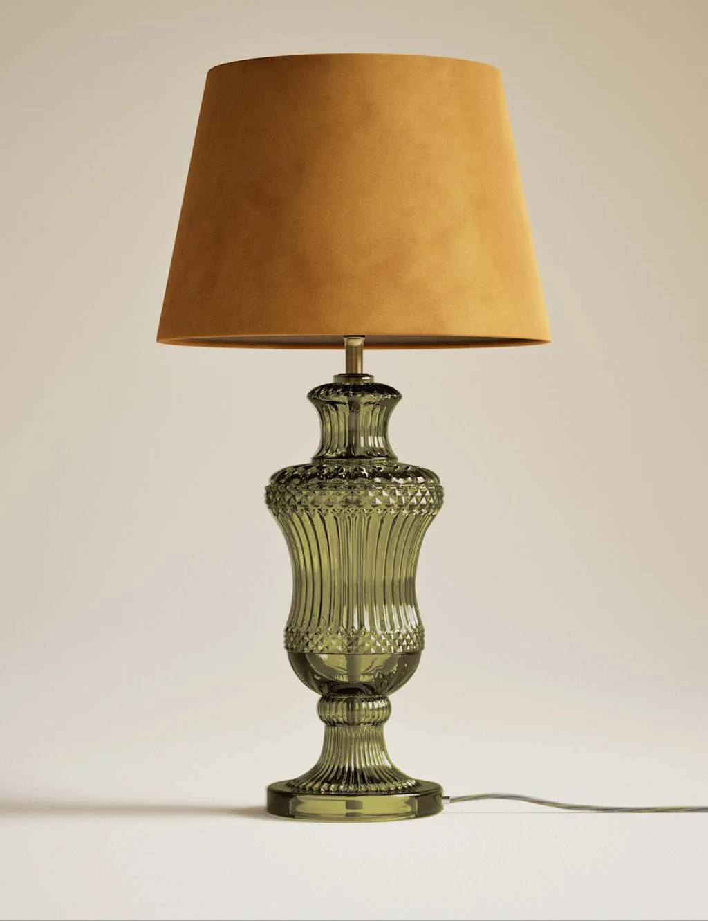M&S Loretta Table Lamp Green Mix - M&S - FashionsVida