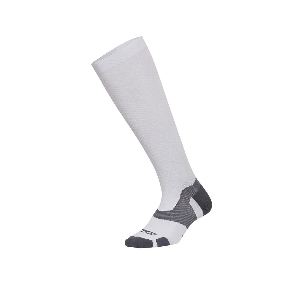 Calzini Lunghi Vector Light Cush White / Grey EU 35-37 1/2 - 2XU - FashionsVida