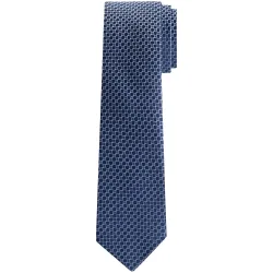 Corbata de hombre con seda y textura en doble tono