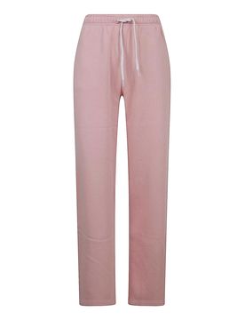 Pantaloni tuta con fondo aperto in maglia