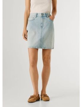 Para mujer. PL90119322V1 Minifalda Lilly (S), Casual, Algodón, Denim